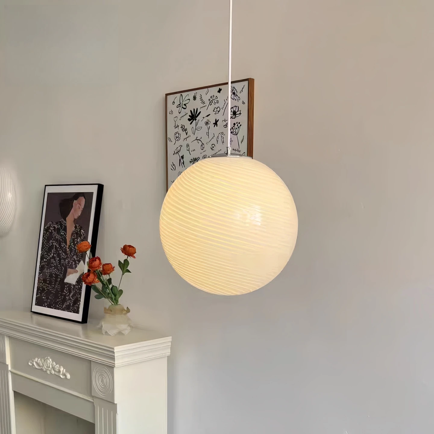 Colorful Art Glass Pendant Light Bubble Lollipop Design Hanging Lamp for Bedroom Dining Room Bar Playful Home Decor