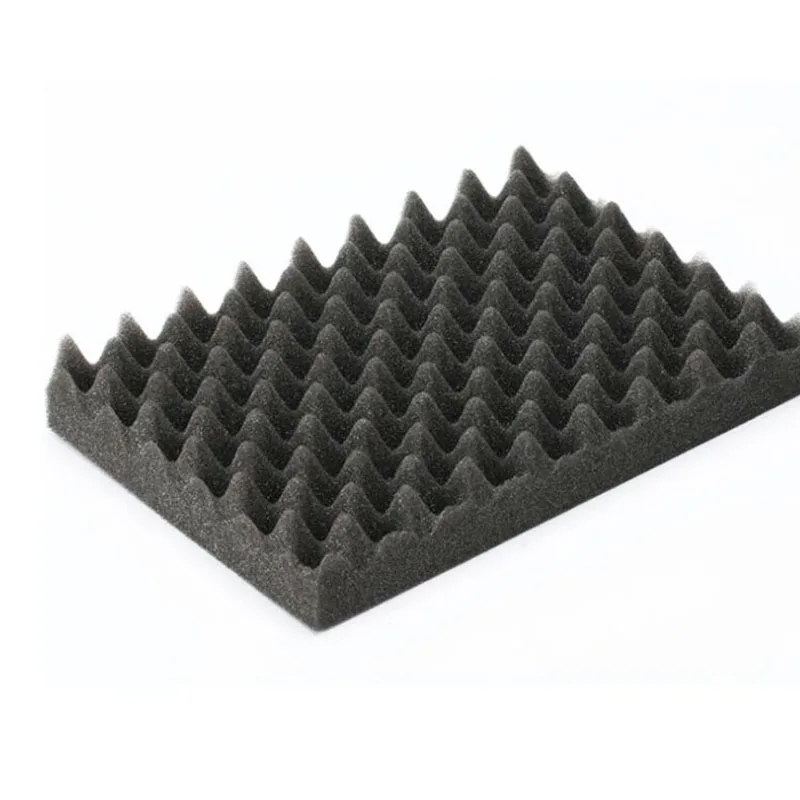 

430x250 mm high density sound and shock absorption 4 pieces of wave sponge for toolbox