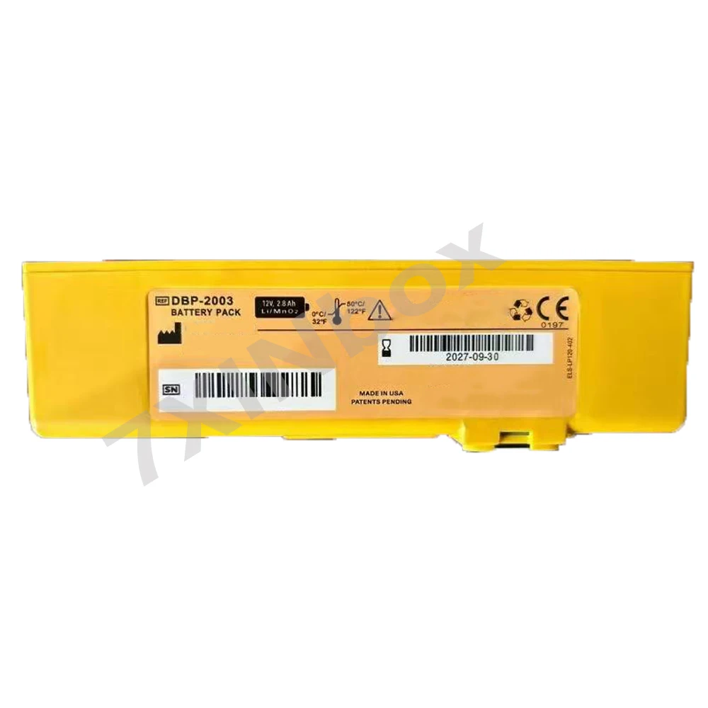 7XINbox 9/30/2027 DBP-2003 DCF-2003 12V 2800mAh battery For Defibtech View AED Pack EXP 6600mAh New Genuine