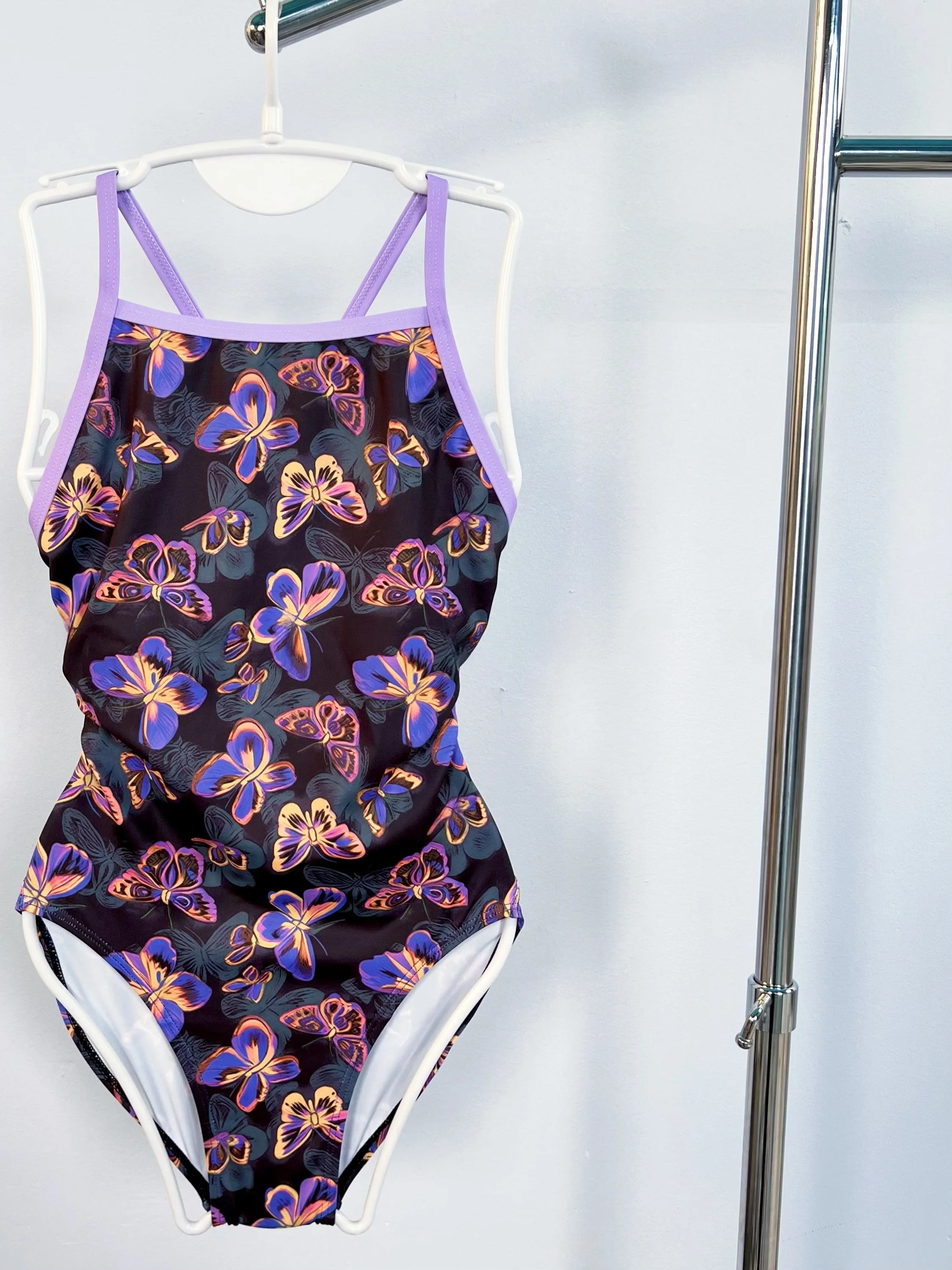 

Купальник для соревнований 2026 Speed Suit женский, с двойными перекрестными лямками на спине, без чашечек, высокоэластичный, быстросохнущий