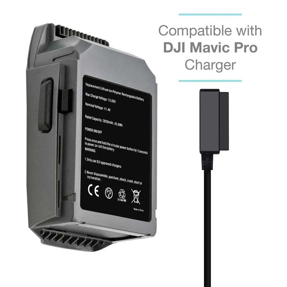 Mavic Pro แบตเตอรี่เที่ยวบินอัจฉริยะ (3830Mah/11.4V) ออกแบบมาเป็นพิเศษสำหรับ Mavic Drone คุณภาพสูง