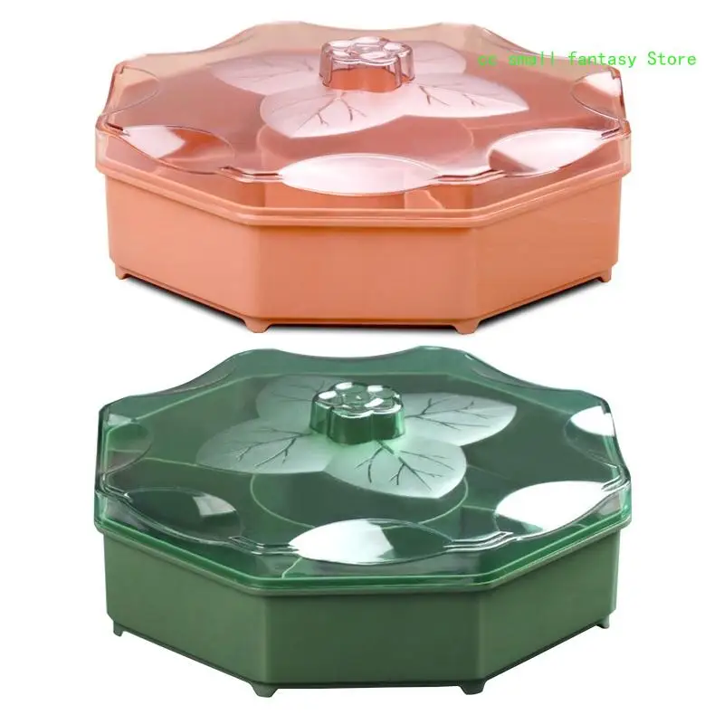 

R3MA Compartment Storage Tray Dried Fruit Candy Plate Serving Platter