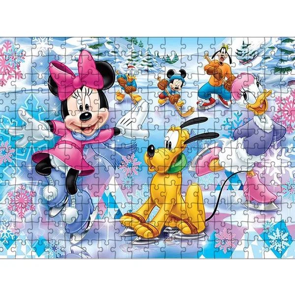 Puzzle Disney tureMouse pour enfants et adultes, personnages de dessins animés, jouets éducatifs, jeu de décompression, 300 pièces, 500/1000 pièces