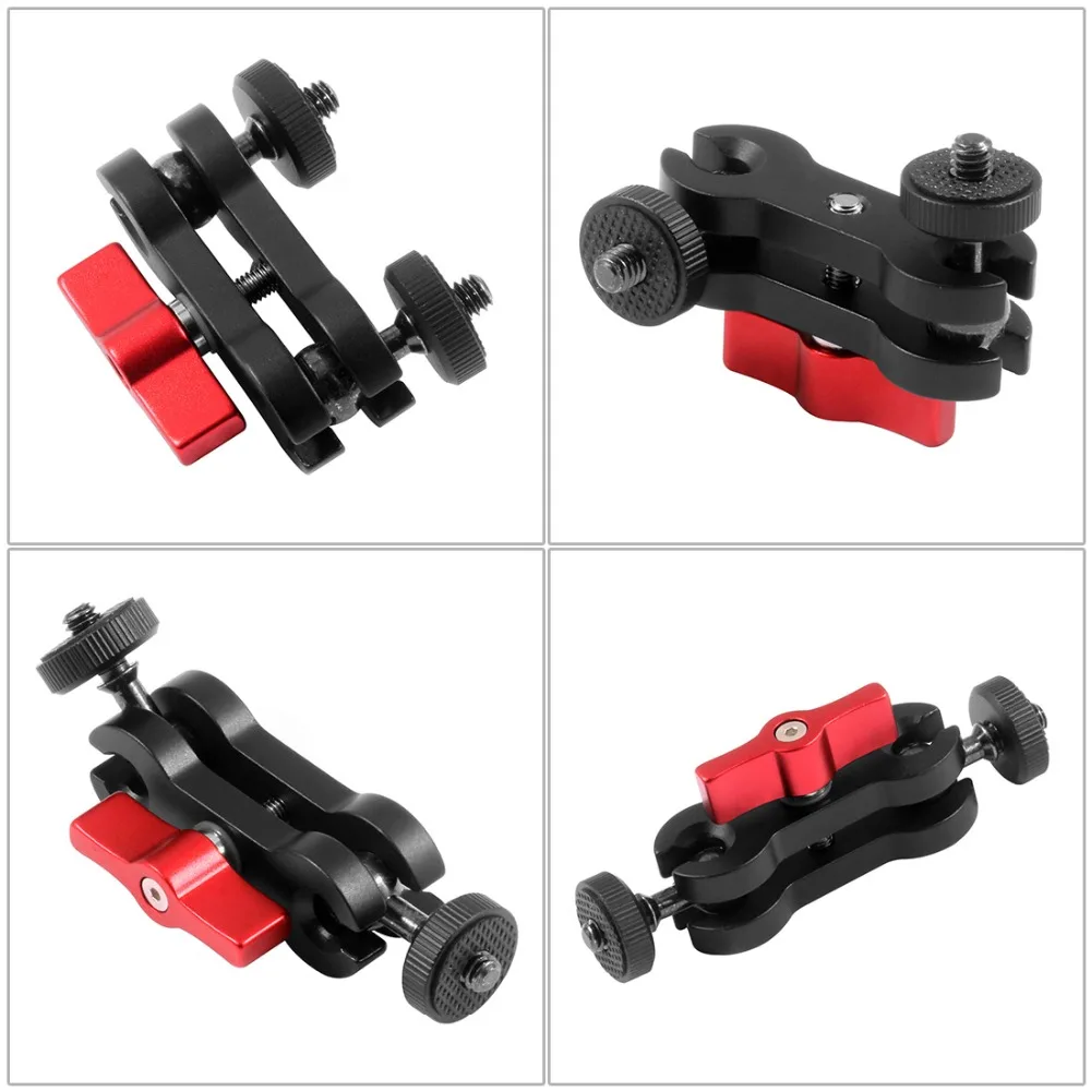 4-Ring Heißer Schuh Adapter Ring Mikrofon Montieren mit Magie Arm Adapter für Zhiyun Glatte 4 Handheld Gimbal DSLR kamera Zubehör – Detail 7