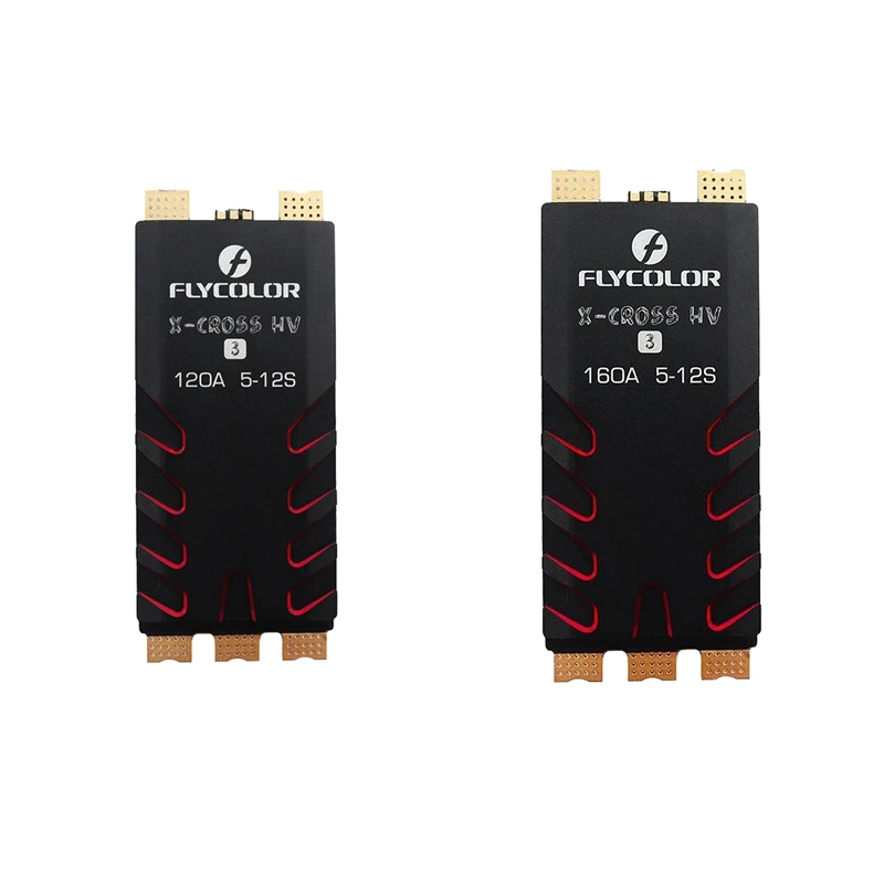 FLYCOLOR X-CROSS HV3 120A/180A ESC 5-12S Blheli-32 Dshot Proshot 64Mhz 32 بت سرعة تحكم ل RC FPV الطائرة بدون طيار سباق دائم أ