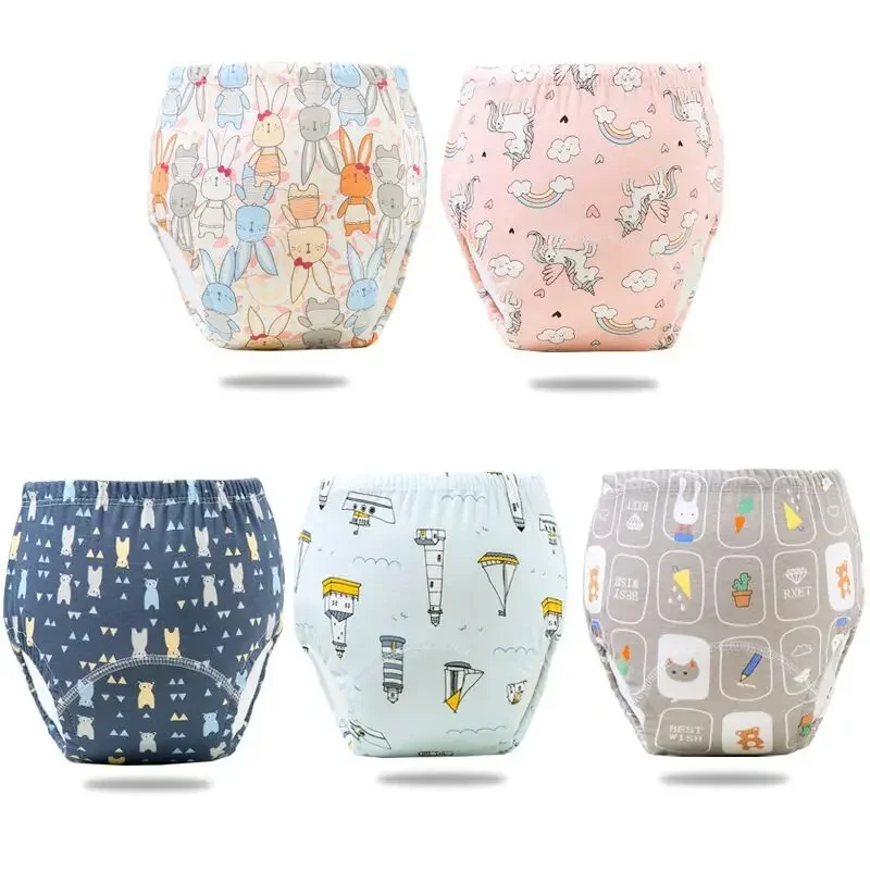 Couches réutilisables pour bébé, 20 pièces/lot, pantalon d\'entraînement lavable, culotte en coton imperméable