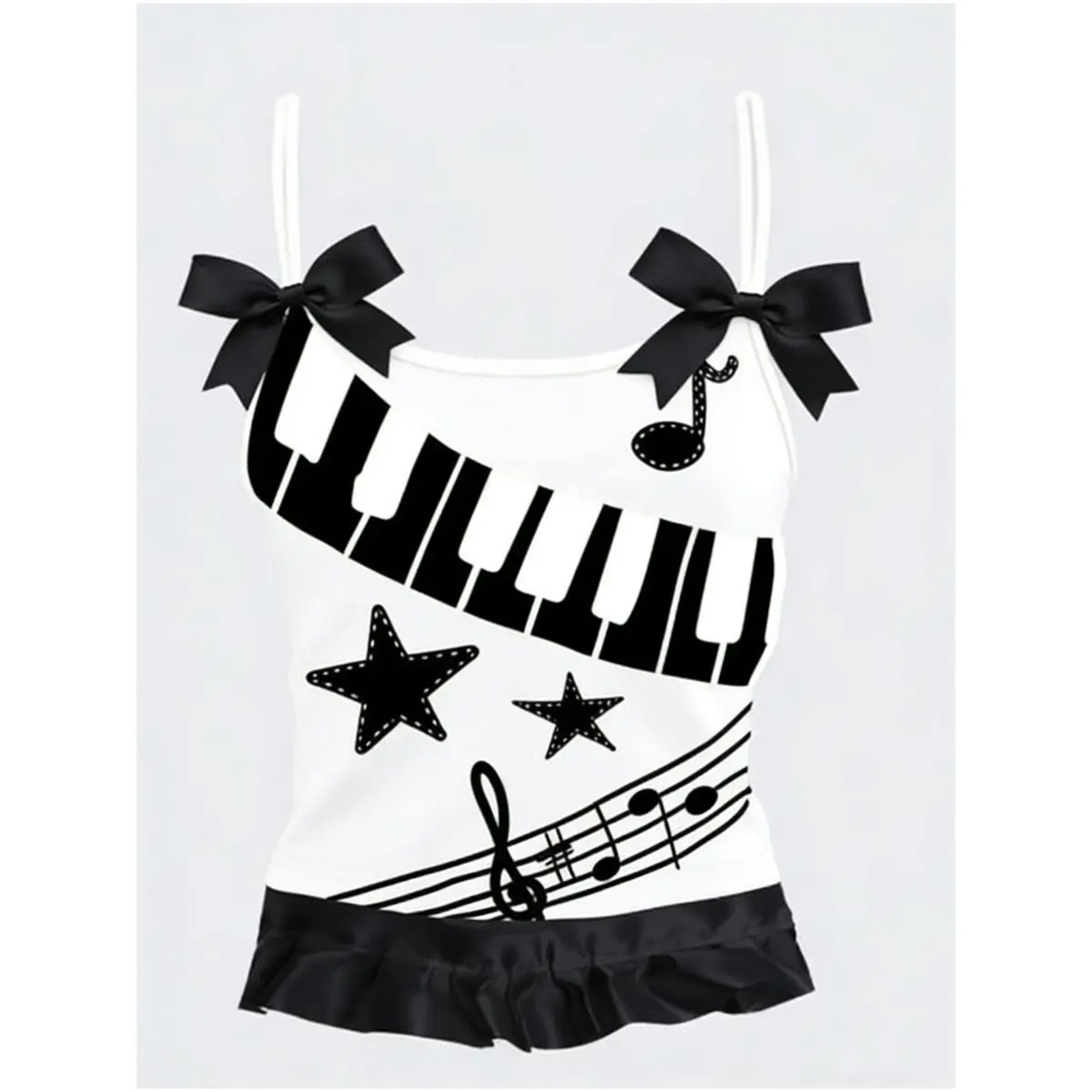 

Корсетный топ в стиле панк с принтом в стиле рок-поп, облегающий, с бантом, женская одежда, готический топ, эстетичный укороченный топ Y2K