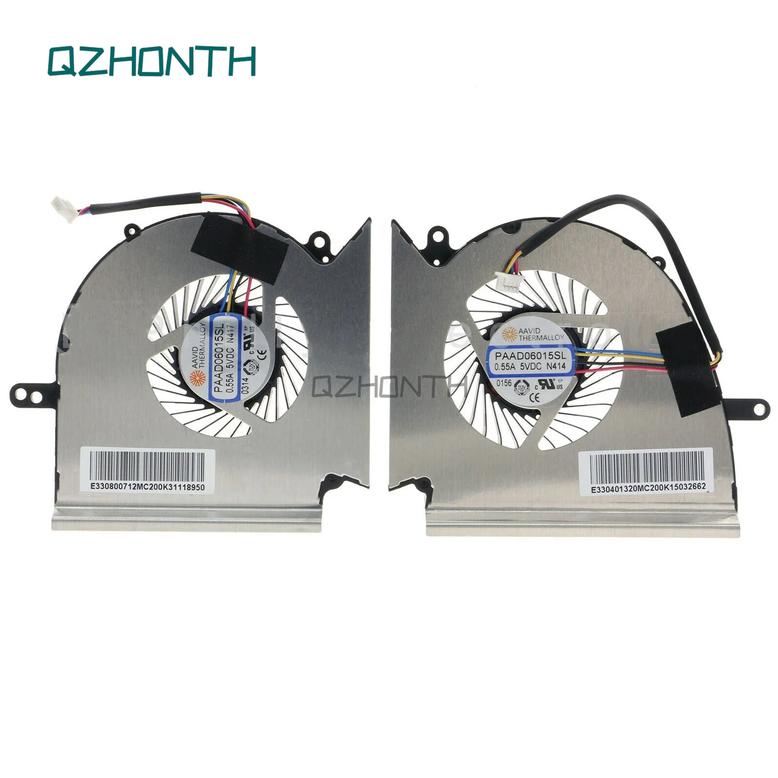 New CPU + GPU Cooling Fan For MSI GE75 RAIDER MS-17E2 GL75 PAAD06015SL-N417 N414