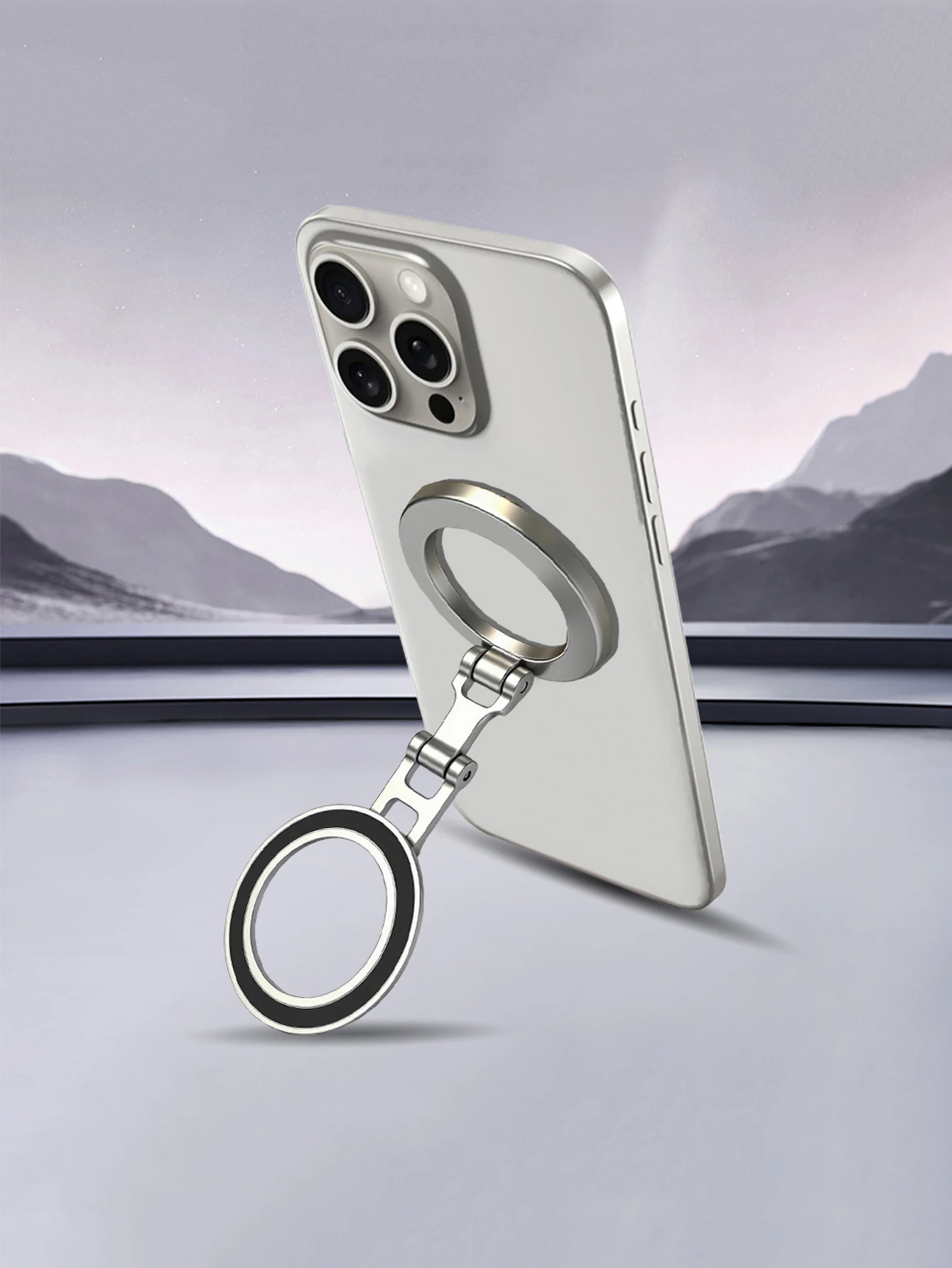 Für magnetischen Fingerschließe, 3 Abschnitte, doppelseitige magnetische Saugkraft, 1 Stück, ultraleicht und ultradünn, starke Saugkraft, drehbar, 360 Grad ° – Detail 5