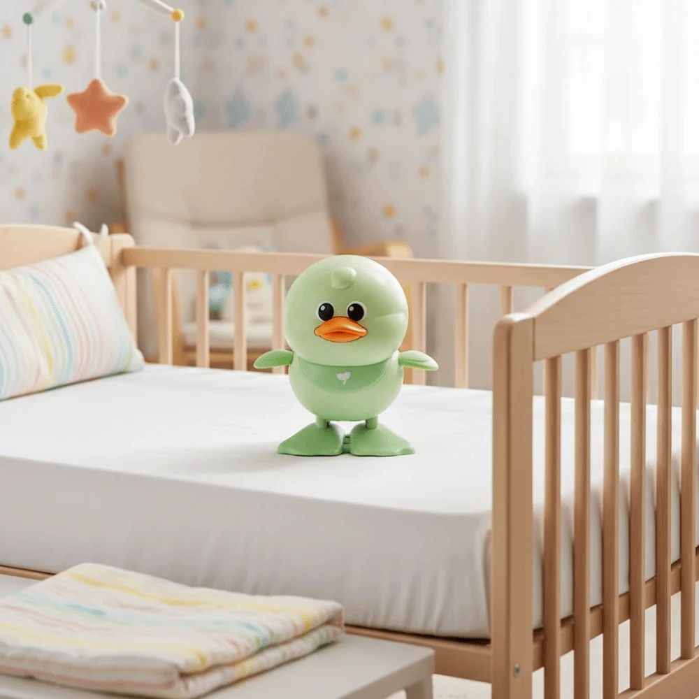 

Заводная игрушка-петушок с ярким дизайном, прочной конструкцией, качающимся движением и забавным механизмом, в форме маленького животного