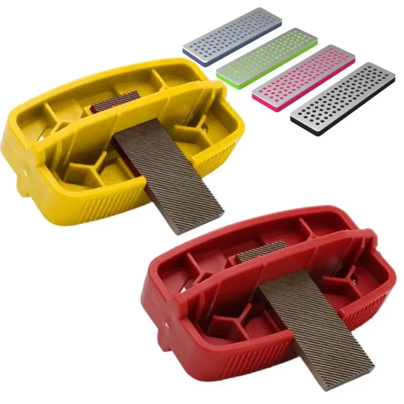 Kit di accordatura smussata per bordi da snowboard Strumento per angolo di sci laterale Rimozione della cera da sci Bava per tavola da sci Affilatrice per bordi Trimmer per bordi da snowboard