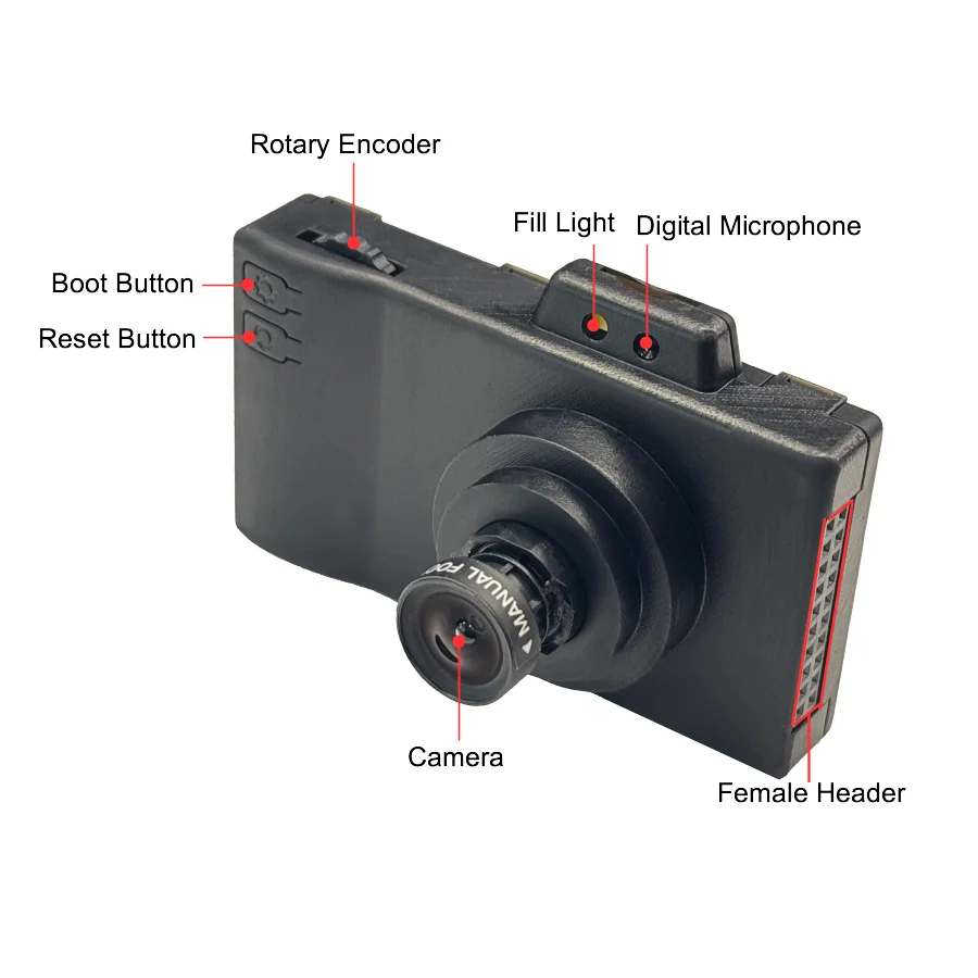Espressif ESP32-P4-EYE Edge لوحة تطوير الرؤية AI