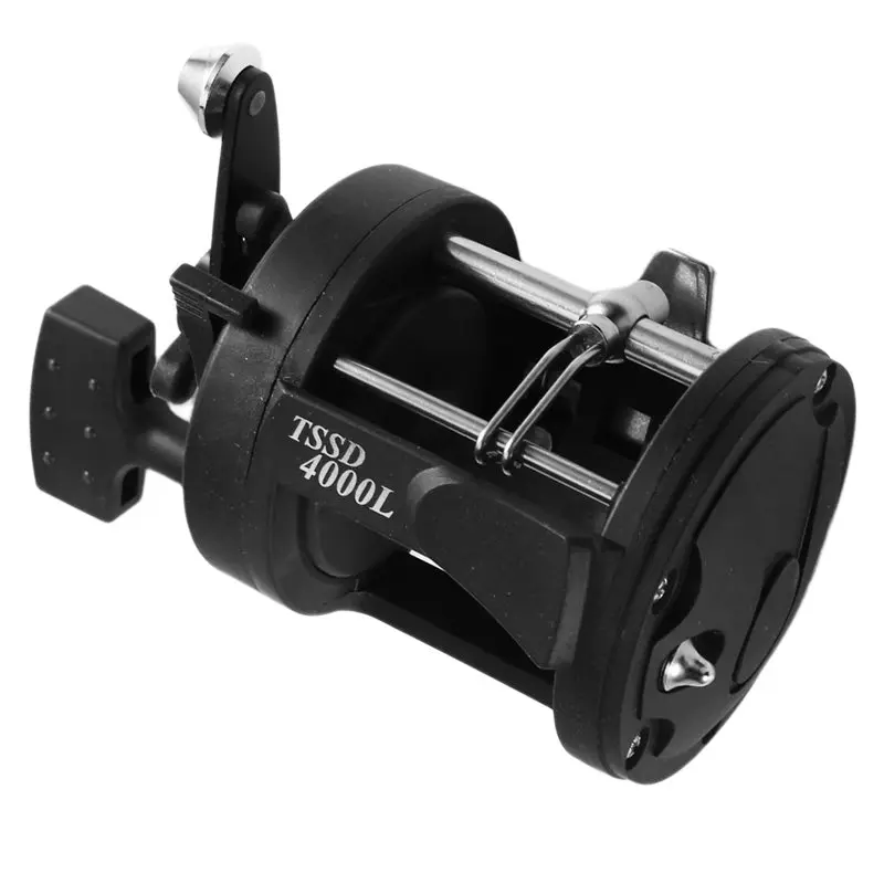 

Катушка для морской рыбалки CGDS-TSSD4000, барабанная катушка для троллинга, для морской рыбалки в соленой воде, черная, для левой руки.