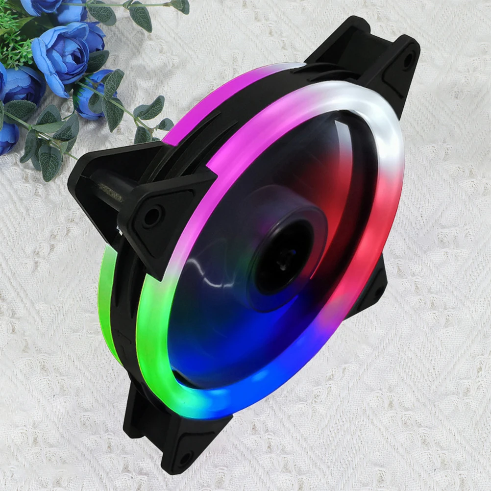 

Вентилятор RGB, малошумные охлаждающие вентиляторы для процессора, аксессуары для настольных компьютеров, кулер с двойной диафрагмой