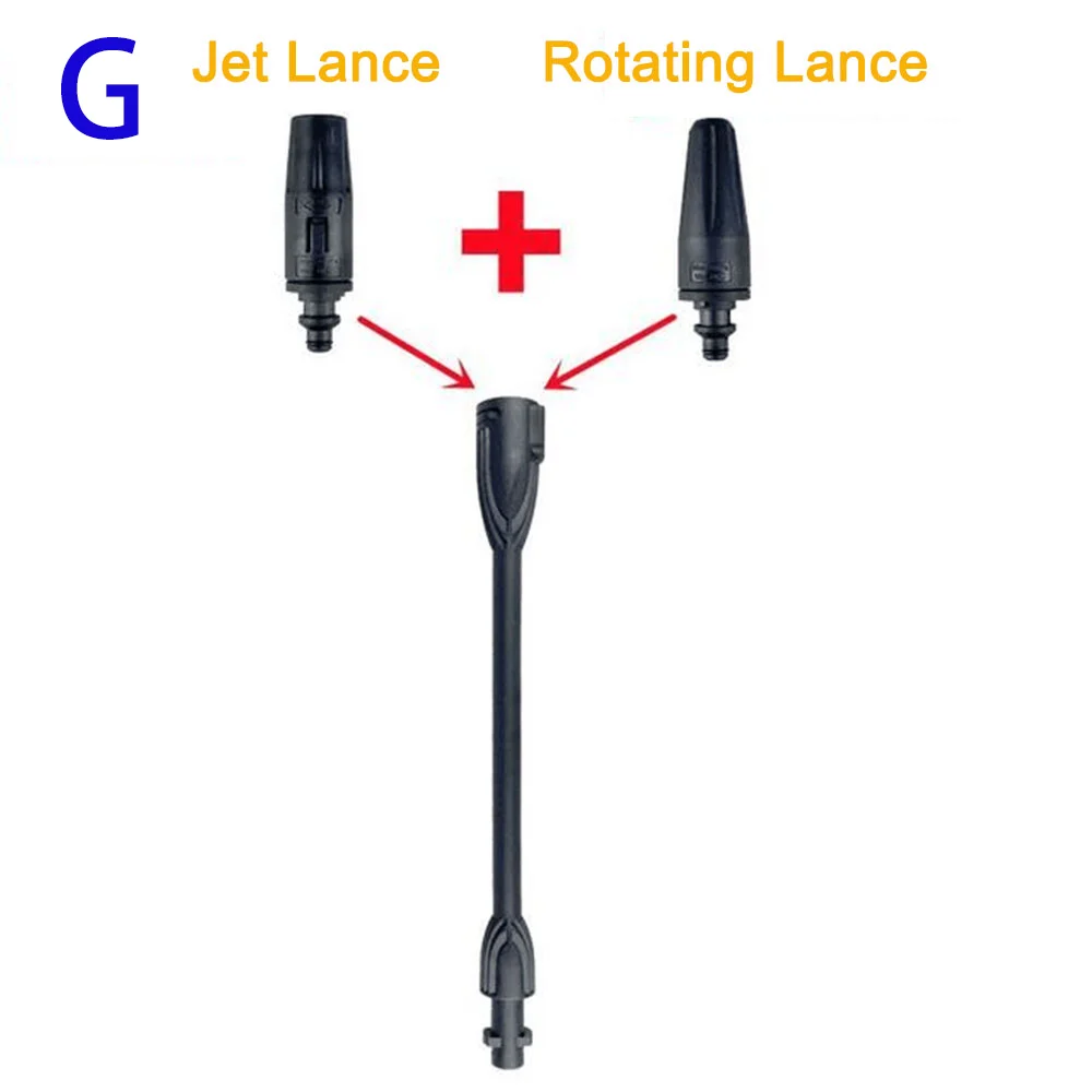 Hochdruck wasch pistole Spritzpistole mit Jet Lance Turbo Lance Pistole für Karcher K-Serie Hochdruck reiniger – Detail 15