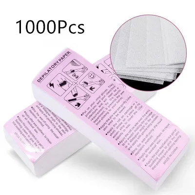 1000Pc Hair Removal Depilatory Nonwoven Epilator Wax Strip Paper Roll Waxing Health Beauty Body  Hair Romover Wax for Depilation