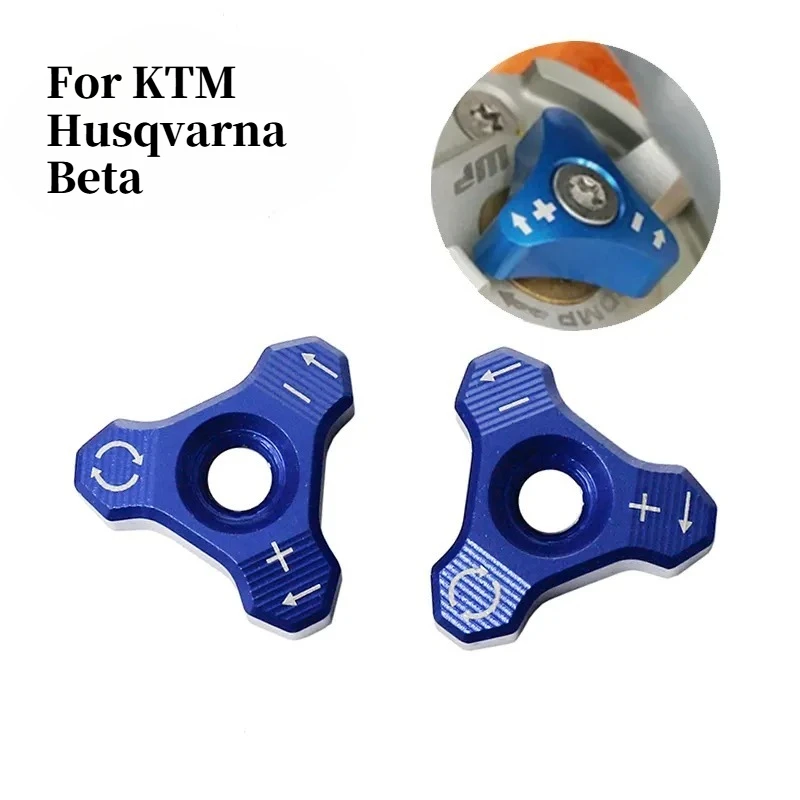 Motorcycle 48mm Front Shock Absorber Knob Adjuster Bolt M4x0.7 Fork Air Bleeder Valves For KTM Husqvarna Beta
