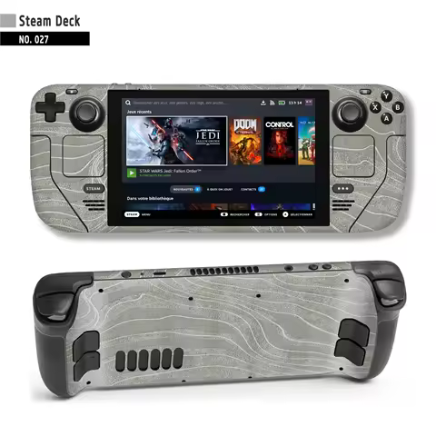 Protective Skin Decal for Steam Deck Game Console Full Set Protection Sticker Cover for Valve Steam Deck Gaming Accessories