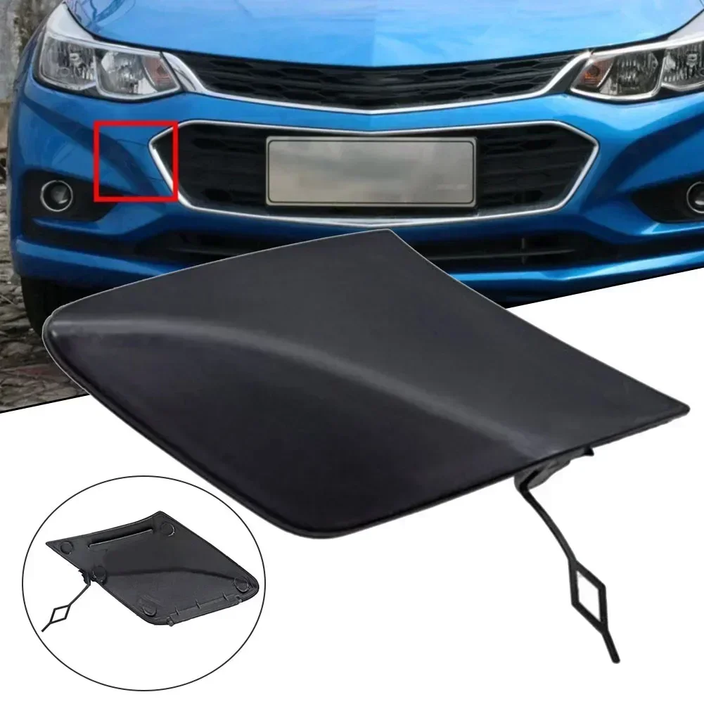 

Front Bumper Tow Hook Cover Cap Unpainted Black For Chevrolet For Cruze 2016 2017 2018 #84051802 Tow-Cover Direct Bolt-on