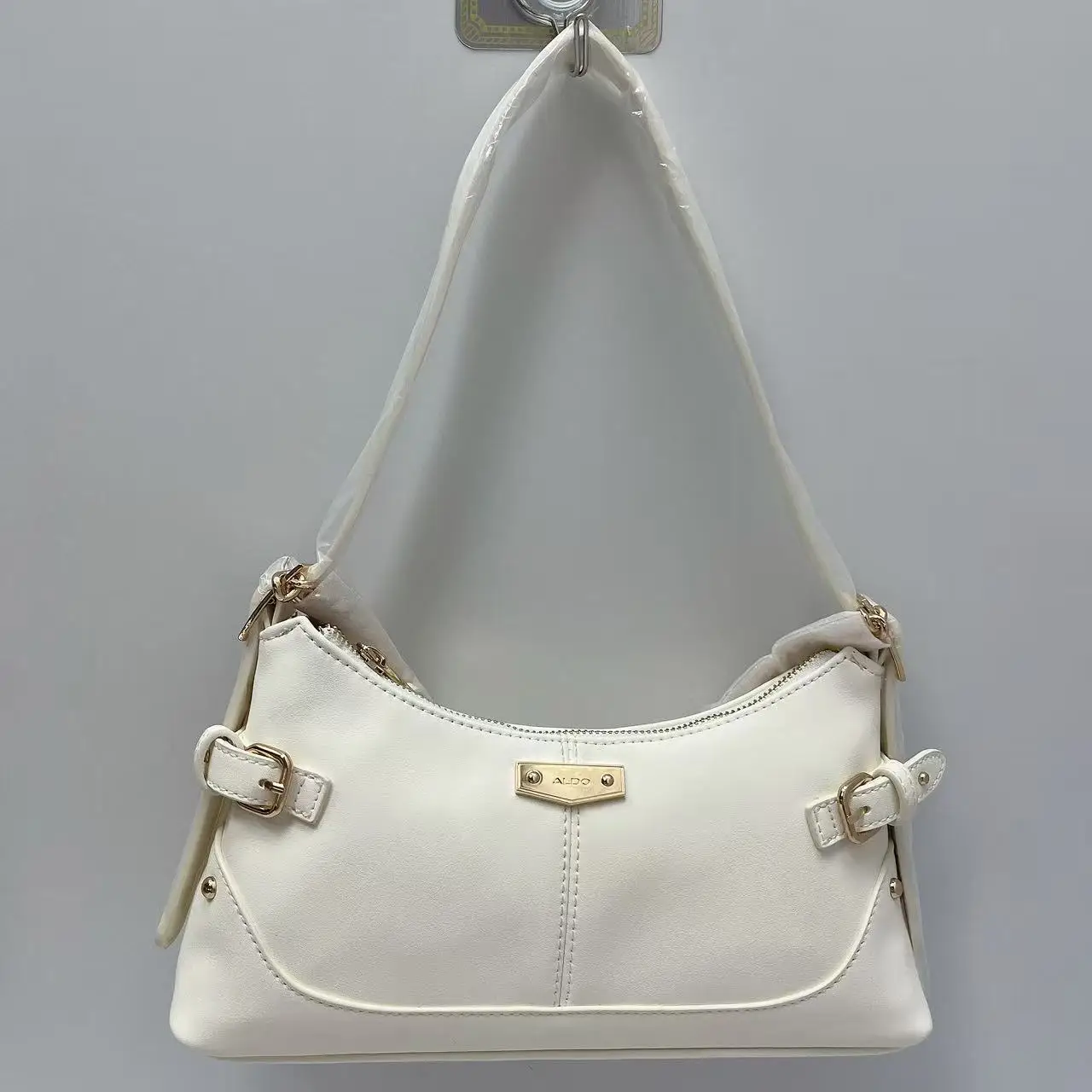 Aldo-Bolso de hombro a la moda para mujer, bolso de lujo sencillo con múltiples bolsillos, estilo coreano, cierre de cremalle...
