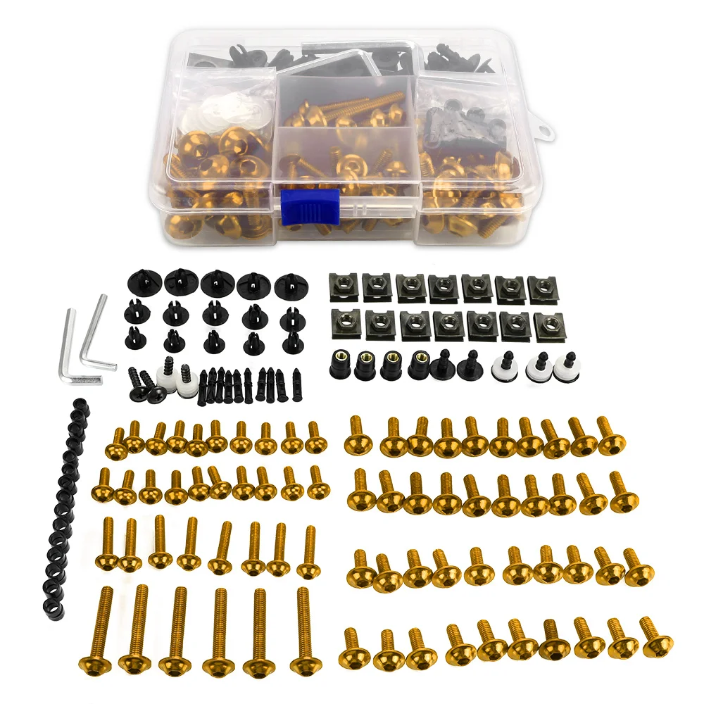 Lot De 10 Boulons De Carénage Moto 5x16 Mm Noir - Kit Vis Carrosserie M5 Avec Écrous