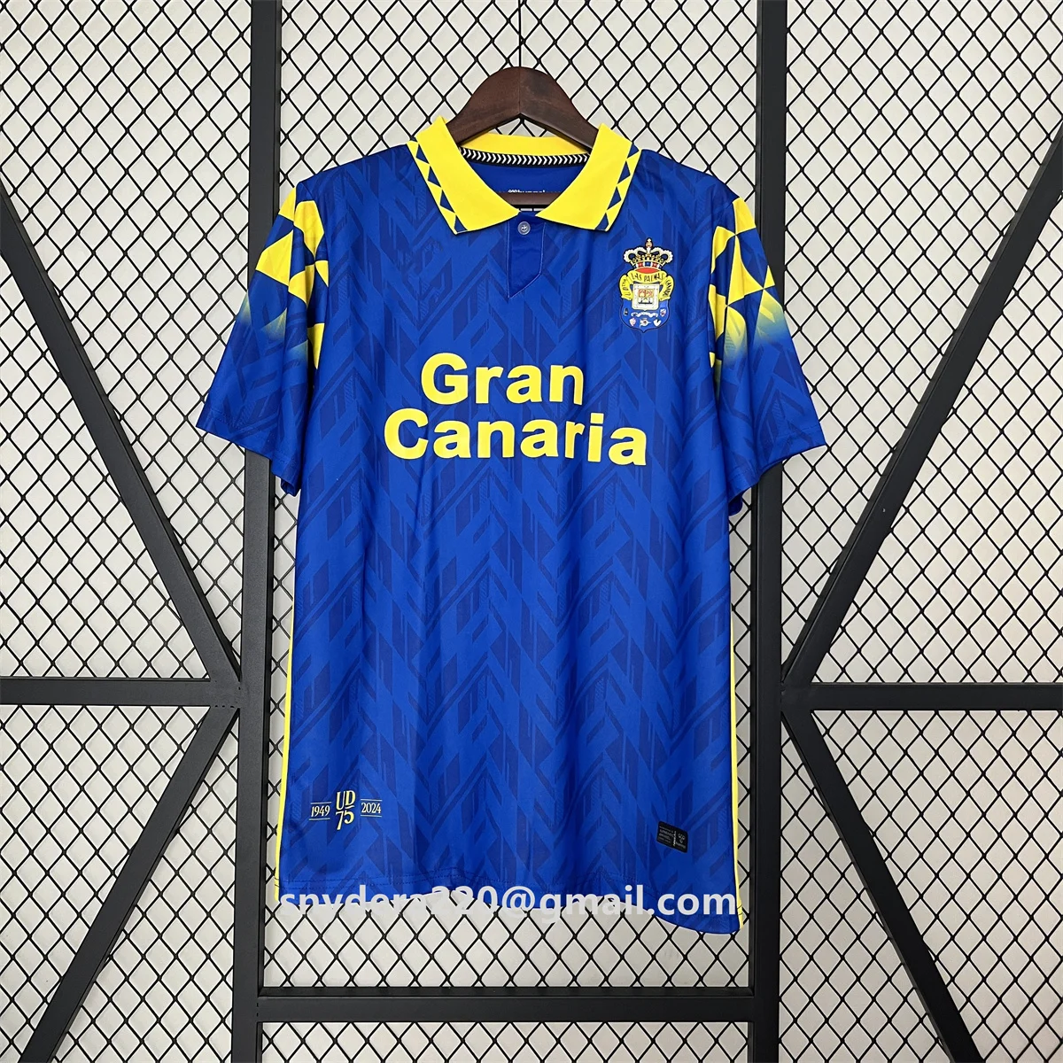 

Мужская быстросохнущая одежда Las Palmas Away 2024/25, тренировочные футболки UD