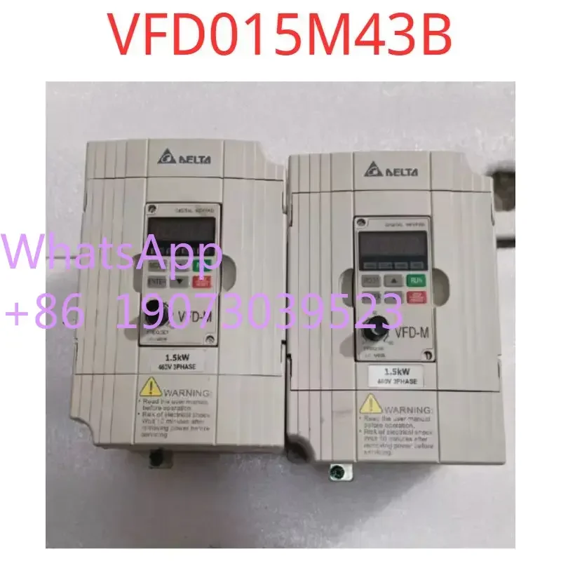 

б/у инвертор серии M VFD015M43B, 1,5 кВт 380 В, VFD037M43Авсекундный тест в порядке