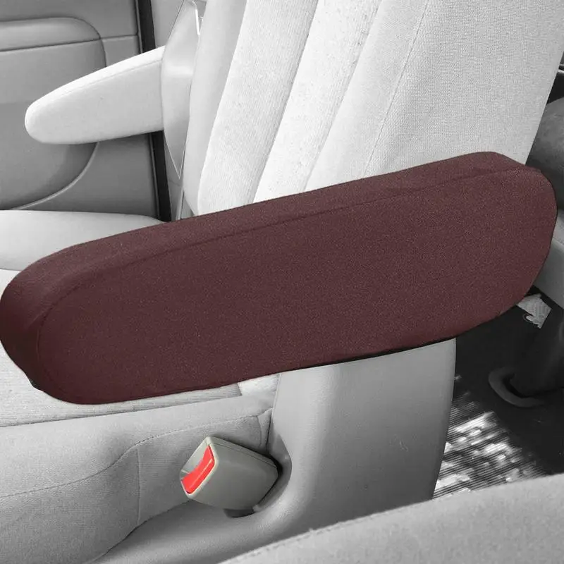 Armrest Cover For Car Elastic Fabric Car Front Seat Armrest Cover Vehicle Arm Rest Protection Seat Armrest Covers For Car