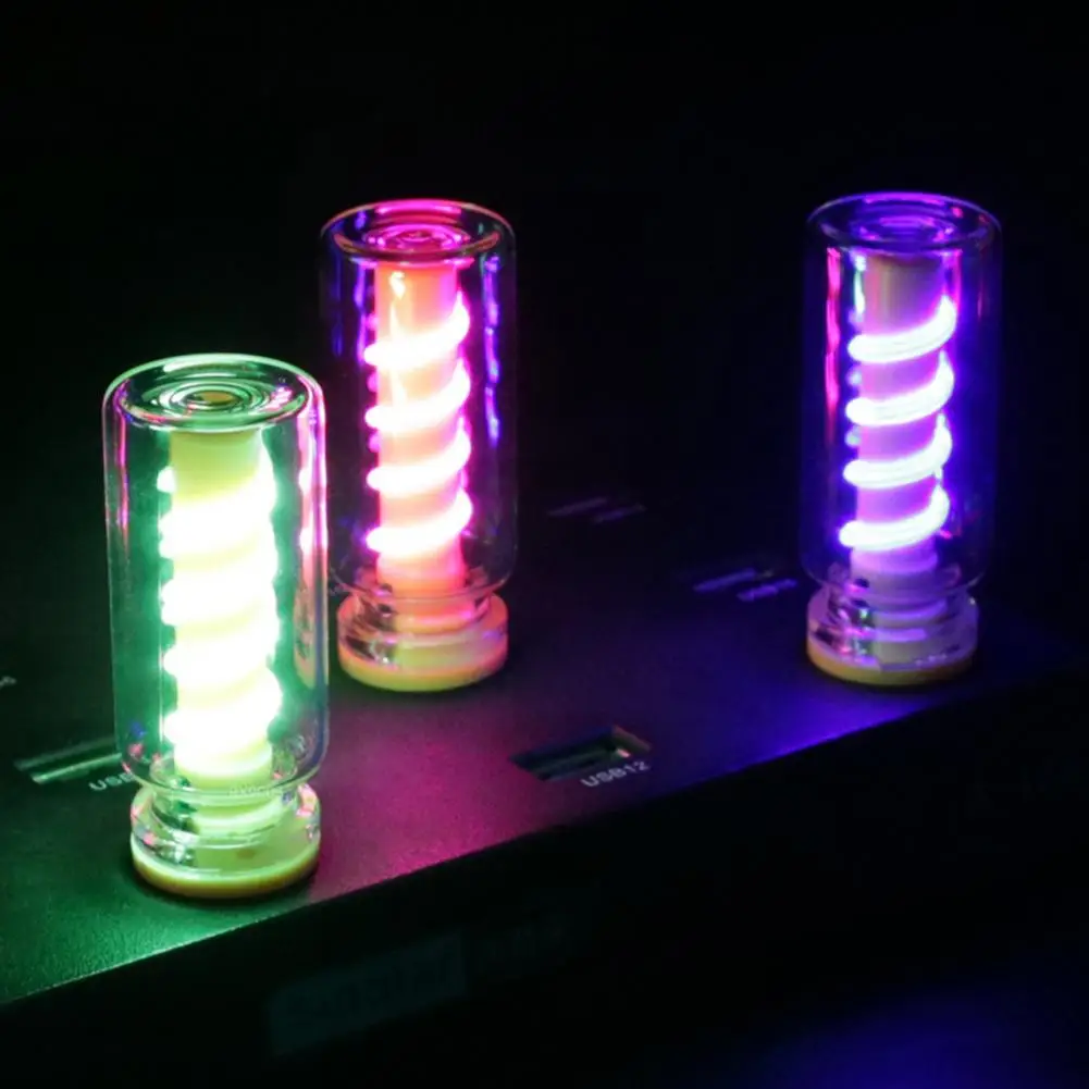 Bombilla amarilla cálida iluminación Mini Camping blanco Cob atmósfera 5v frío Retro Usb Led filamento luz nocturna atenuación coche Dc lámpara táctil