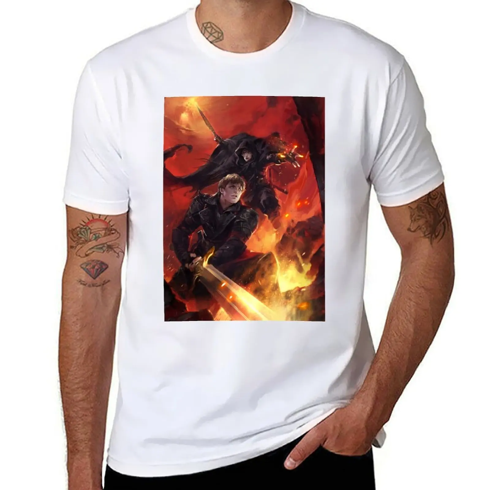 

Футболка BBC Merlin: The Dragon Rises (чехол), мужская футболка, хлопковые забавные футболки высокого качества, футболка с темным юмором