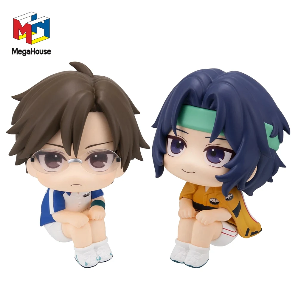 

Original MegaHouse Look up New prince of tennis Anime Figure Tezuka Kunimitsu Seiichi Yukimura Action Model 11CM Q version Toys