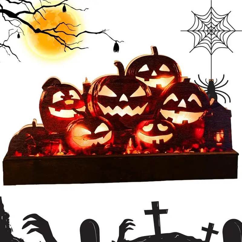 

Halloween Pumpkin Decorative Light Haunted House Horror Props Halloween Party Home Indoor Decoration Supplies For Children