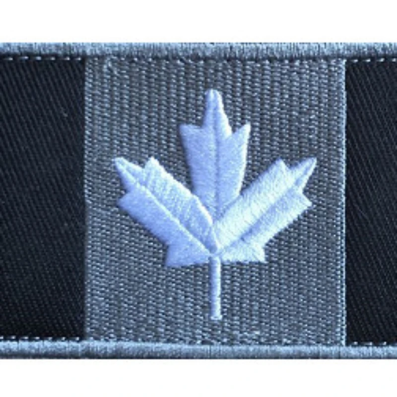 Toppe bandiera del Canada sui vestiti toppe per abbigliamento Patch tattica articoli militari distintivi sul distintivo del ricamo dello zaino