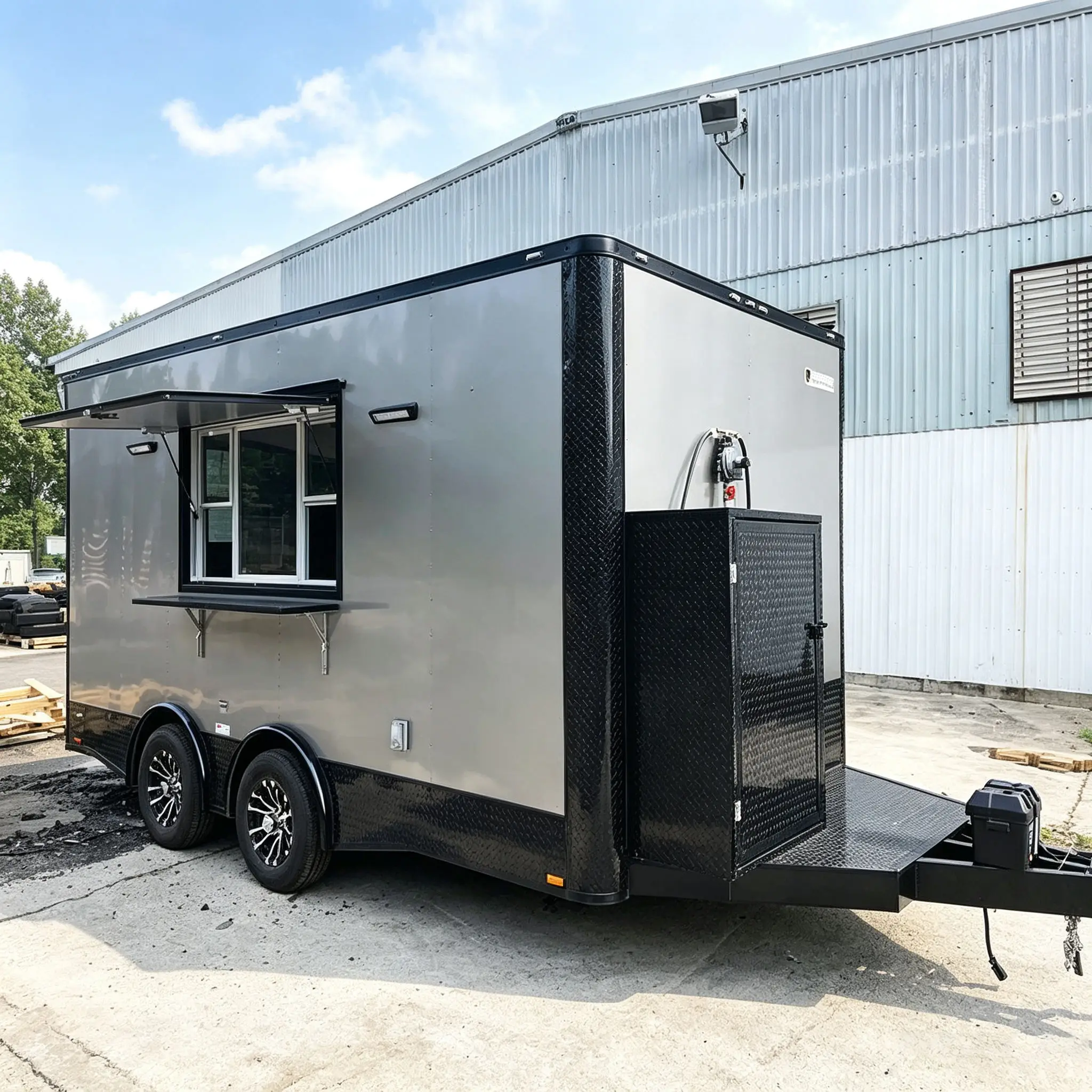 Food Trailer for Sale Custom Concession Trailer Mobile Food Truck Kitchen Trailer for Restaurant Catering Business