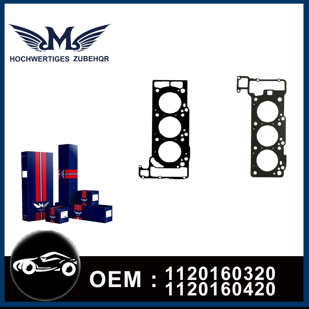 

M Brand 1120160320 1120160420 Engine cylinder head gasket for Mercedes Benz W210 W211 E240 E280 E320 Cylinder Mattress Seal