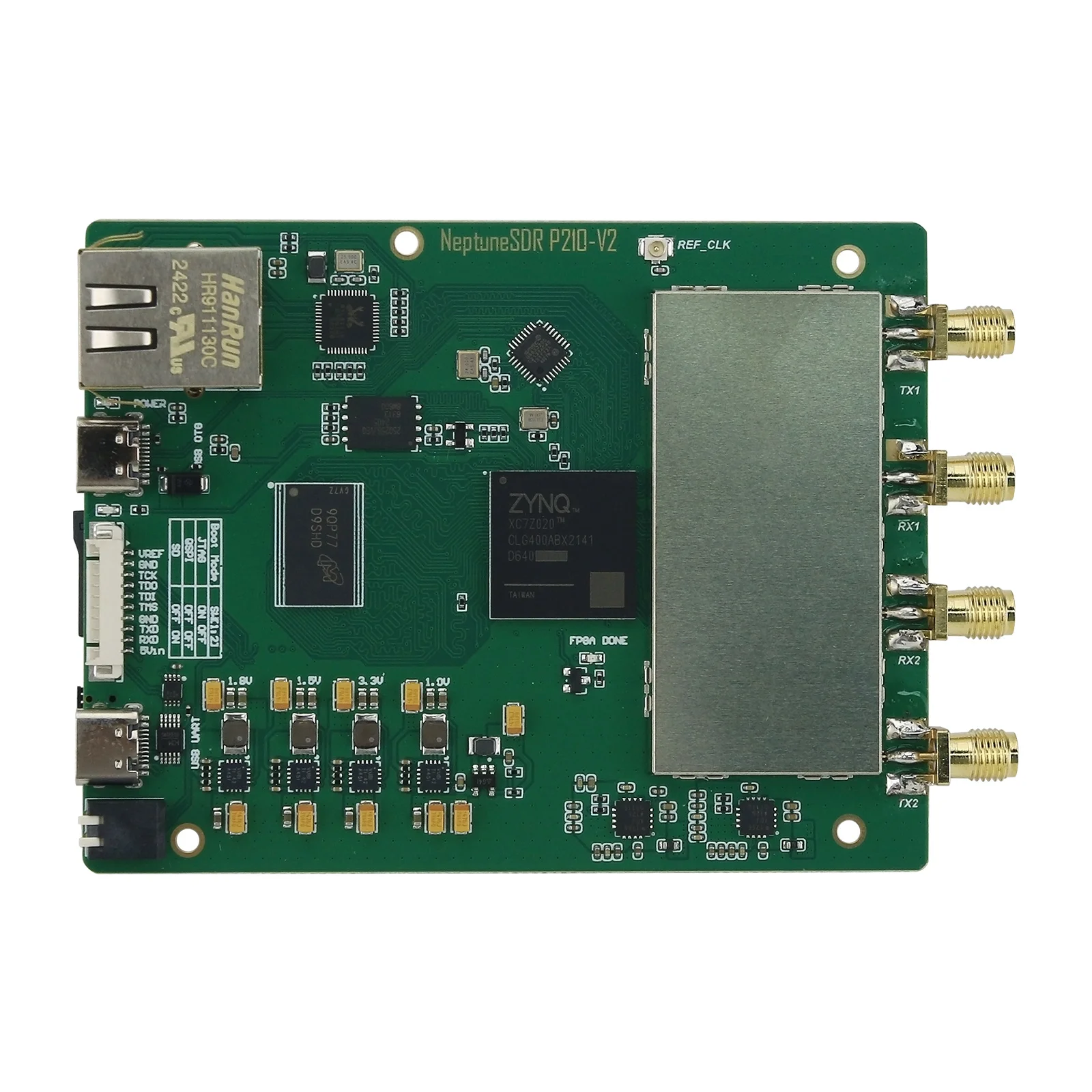 

HAMGEEK P210 70MHz-6GHz SDR Development Board ZYNQ7020 AD9361 with Open Source Code for Pluto SDR