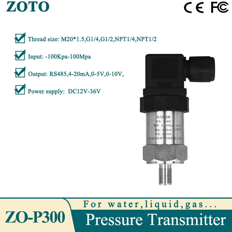 Mini Pressure Transducer 4-20mA 0-5V 10V RS485 Output – Ocena i Rekomendacja