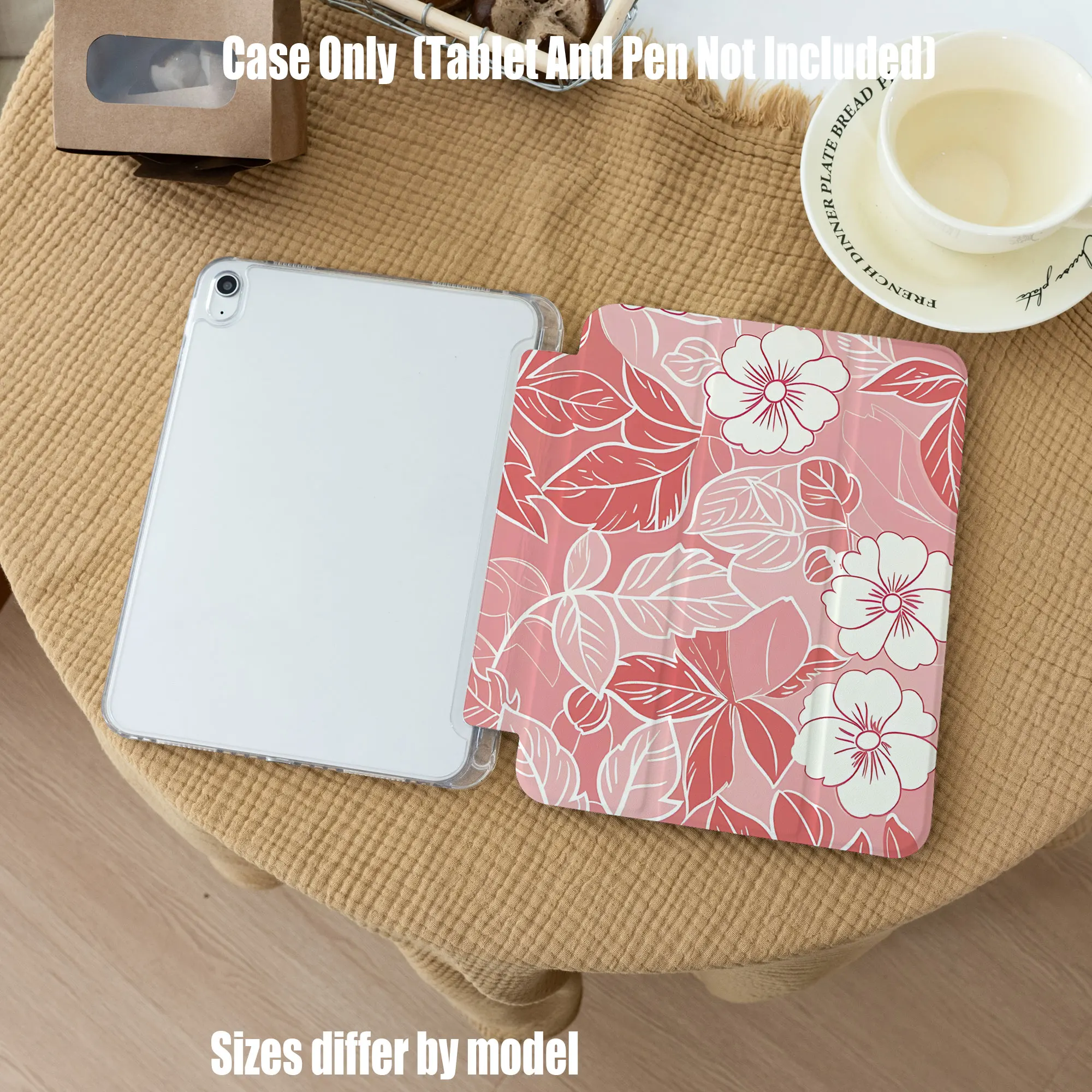 

Slim Fit Premium TPU Tablet Cover, Shockproof Durable Lightweight Protective Case for iPad Samsung Huawei Honor Redmi Xiaomi