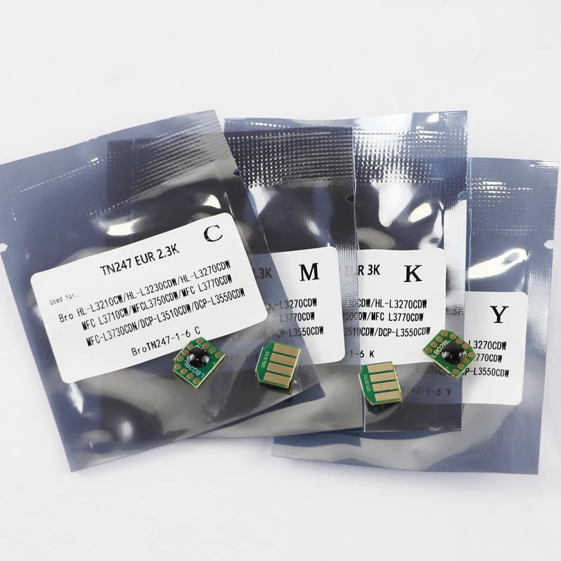 1~10set TN247 TN243 Toner Cartridge Chip For Brother MFC-L3710CW L3730CDN L3750CDW L3770CDW HL-L3210cw L3230cdw L3270cdw Printer