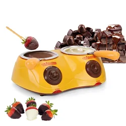 Aoresac Electric Melting Chocolate Pot with DIY Mold and Accessories/Non Stick for Candy Chocolate Milk Cheese Candy Home