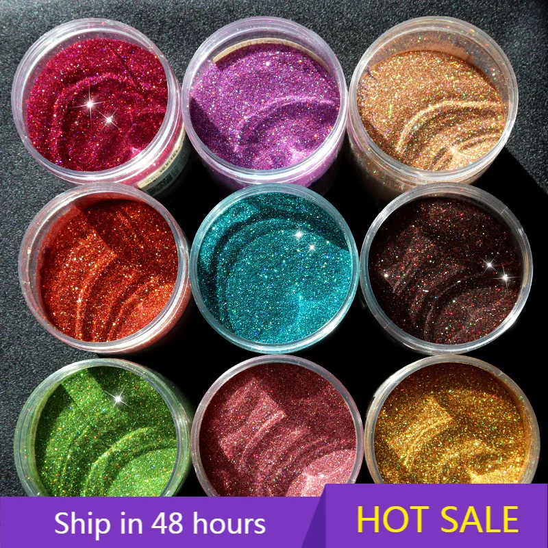 

YTYIN Wholesale 2025 Holographic Glitter Dust Powder for Nail Art Christmas Decoration