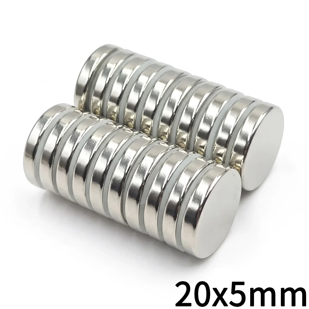 3/5/8/12/15 Pcs 25x5mm Round Neodymium Super Powerful Strong Permanent Magnetic Disc Magnet 25mm x 5mm for Industrial DIY Crafts