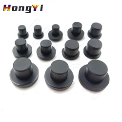 Solid Sealing Plug 2mm - 14mm, Silicone Rubber Hole Caps, T-shaped Seal Stopper, High TEMP Dustproof Plug, Inserts Bungs End Cap