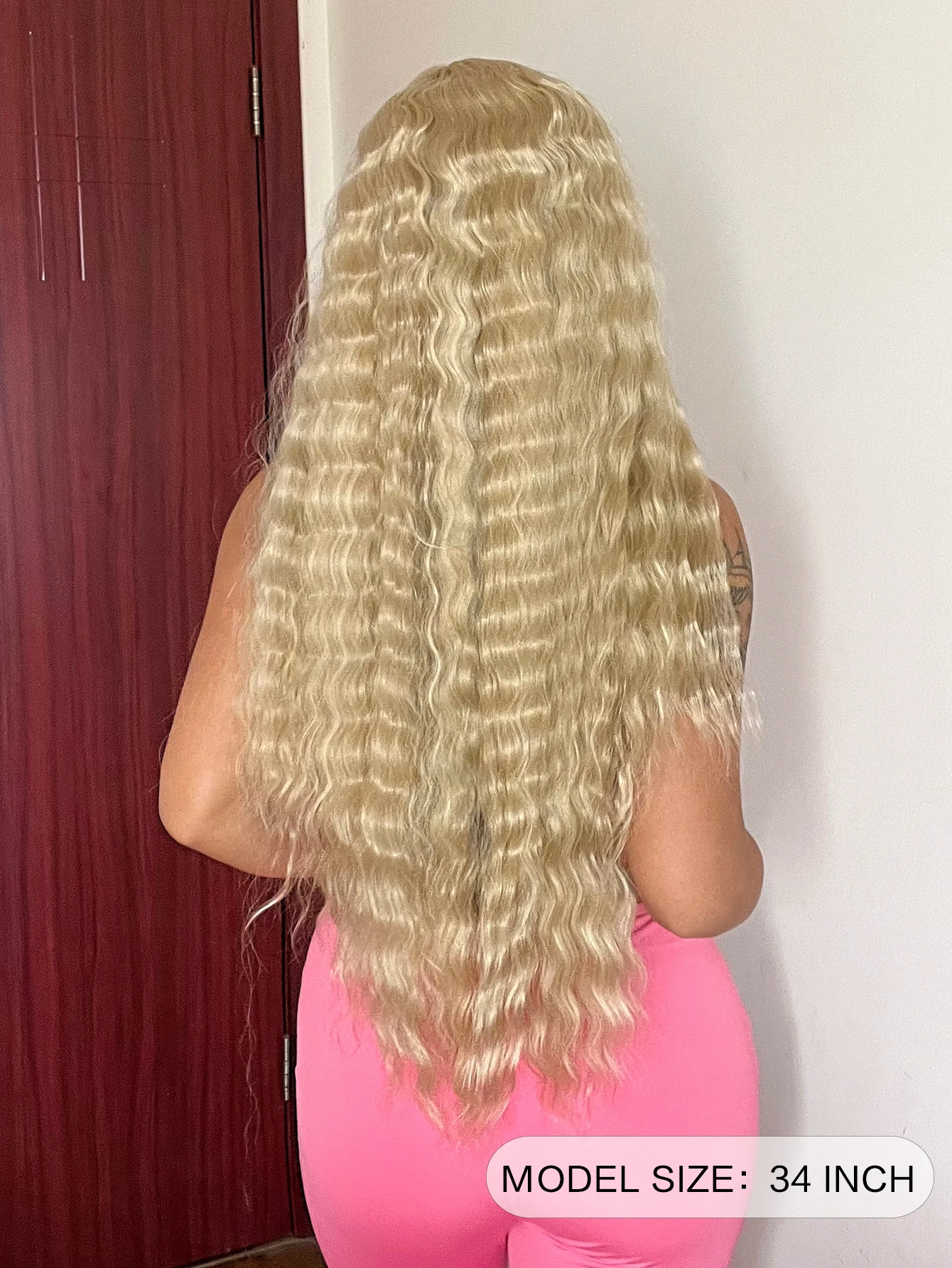 Pelucas sintéticas de ondulación de agua para mujer, Peluca de encaje Natural frontal, muchos colores, pelucas de Cosplay resistentes al calor