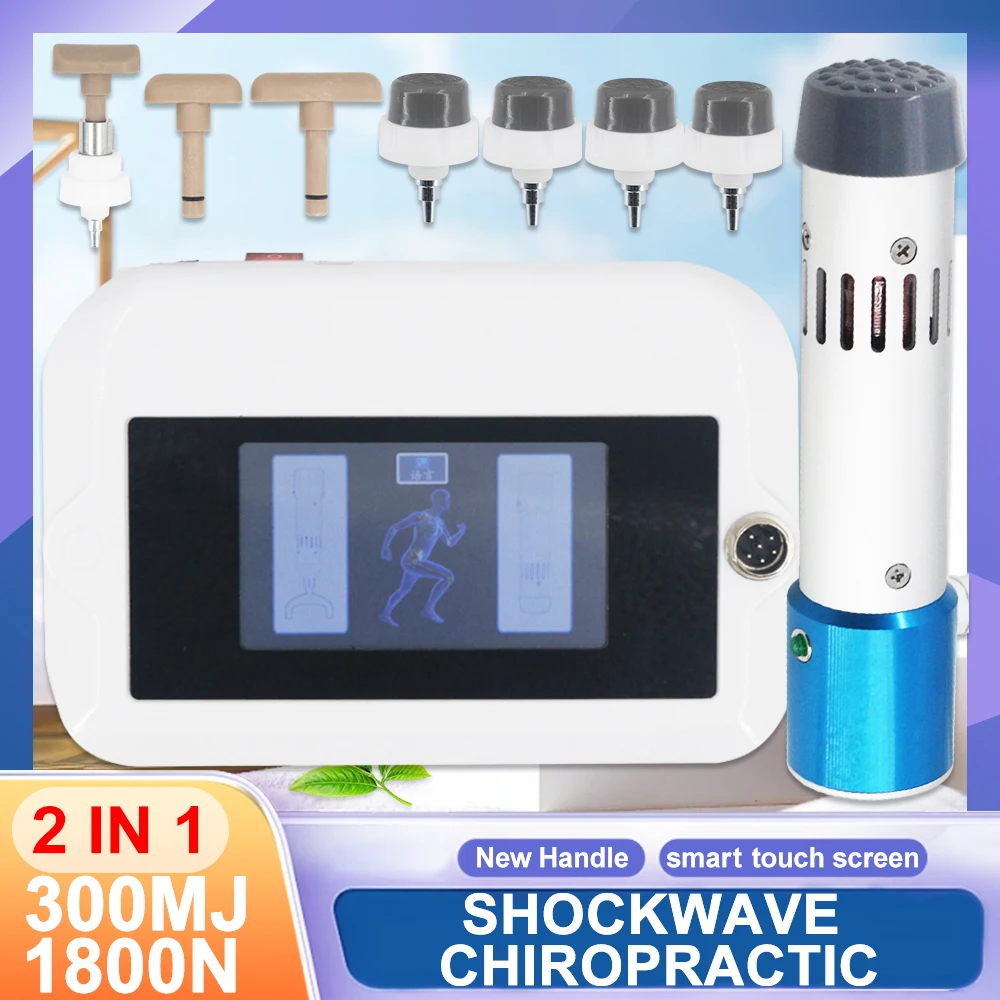 

Shockwave Therapy Machine For ED Treatment Erectile Dysfunction And Spinal Pain Relief Massage Relaxation 2 In 1 Massager 300MJ