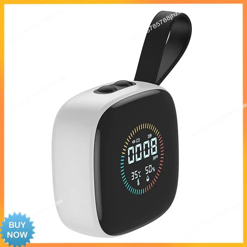 A10R Latest CO Quality Detector With Sound Alarm LCD Display Temperature And Humidity Sensor Tester DM1210B