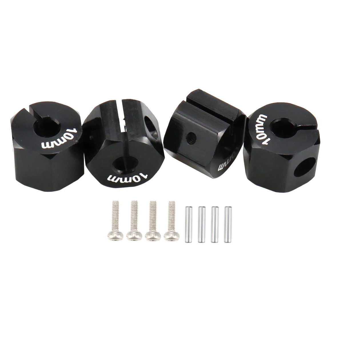 Aluminium 5/6/7/8/9/10/11/12 mm Adapter Sechskant 12 mm Antriebsnabe mit Stiftschrauben für RC Auto Track Truck HSP HPI Tamiya Traxxas Slash