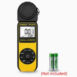 BTMETER BT-881D Digital Illuminance Handheld Light Meter 0.1~400,000 Lux 270º Rotated Sensor for Plants LED Lights Light Tester