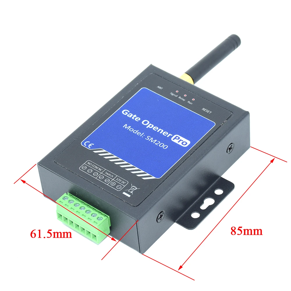 200 Users GSM 4G LTE Gate Opener SMS Remote Control Single Relay Switch For Gate Door Opener