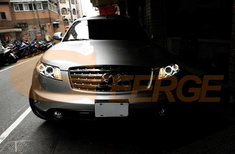 For INFINITI S50 FX35 FX45 2003 2004 2005 2006 2007 2008 Excellent Ultra Bright CCFL Angel Eyes Halo Rings Kit Light